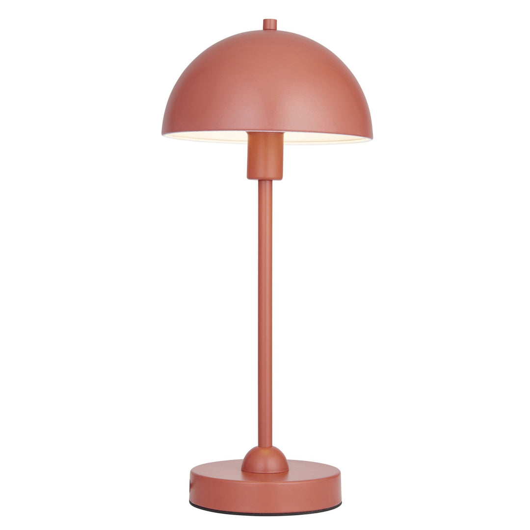 Endon 98496 Saroma 1 Light Table Lamp Matt Terracotta Paint