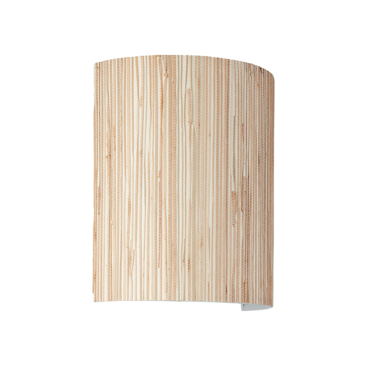 Endon 101690 Longshore 1 Light Wall Light Natural Seagrass & Matt Black