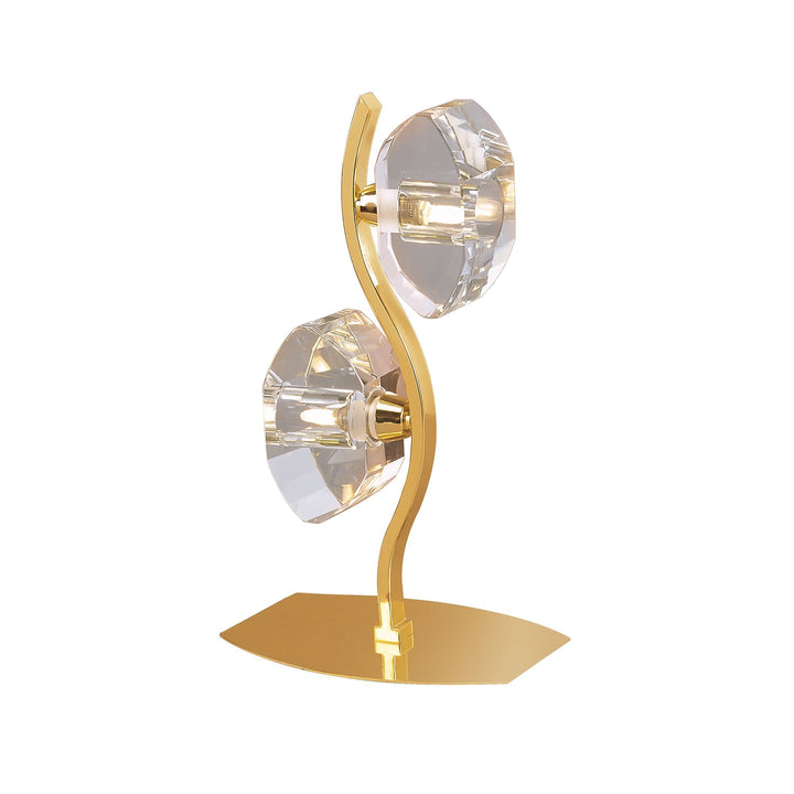 Mantra M0565FG Alfa Table Lamp 2 Light G9 French Gold