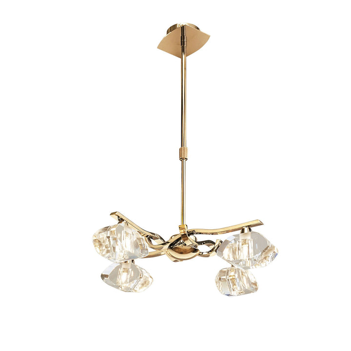Mantra M0553FG Alfa Telescopic 4 Light G9 French Gold