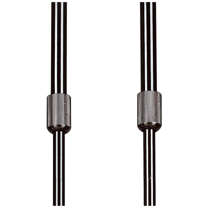 Mantra M8624BC/1 Amel Telescopic 4 Light Black Chrome