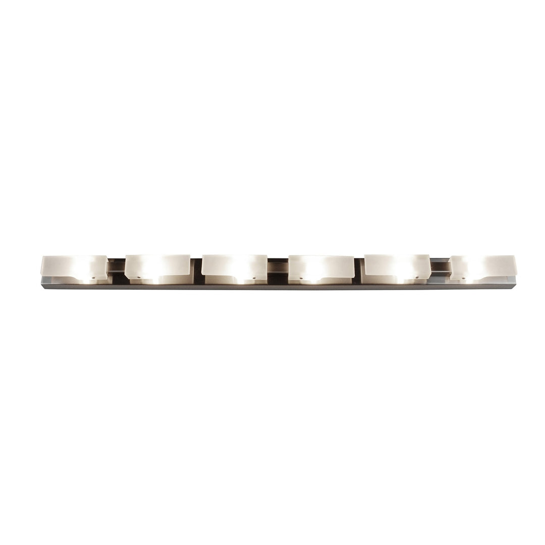 Mantra M37008 Arco Linear Ceiling 6 Light G9 Satin Nickel
