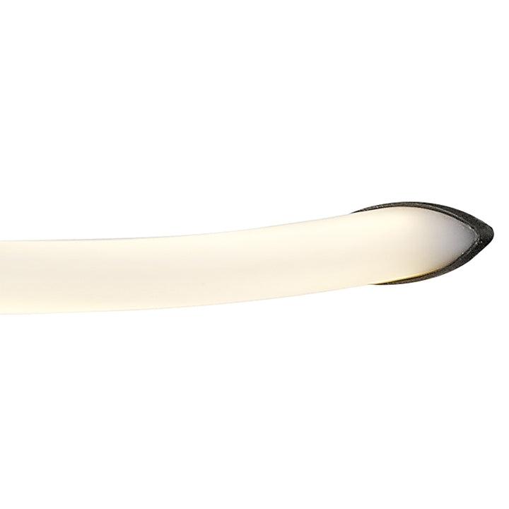 Mantra M6793 Armonia Semi Flush Bow Dimmable 50W LED Titanium Frosted Acrylic