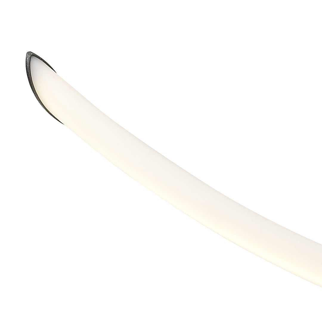 Mantra M6791 Armonia Semi Flush Medium Ribbons Dimmable 60W LED Titanium/Frosted Acrylic