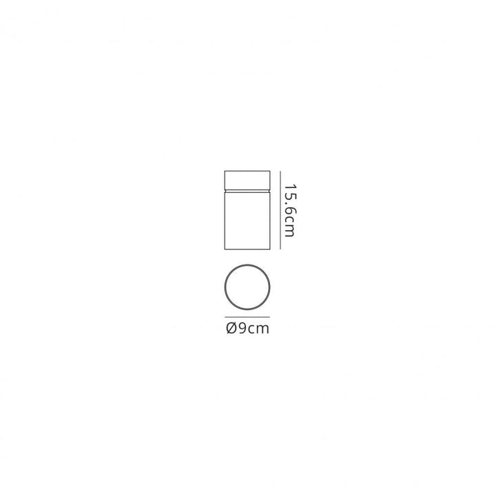 Mantra M5629 Aruba Flush Small 9.5cm Round 1 x E27 Silver