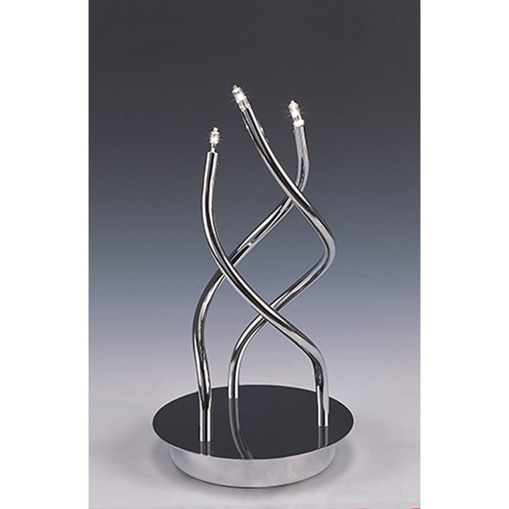 Mantra M0009 Aire Table Lamp 3 Light G4 Polished Chrome