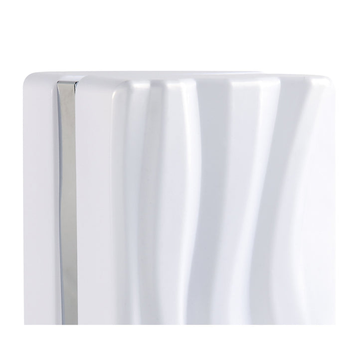Mantra M5046 Arena Table Lamp LED White Polished Chrome White Acrylic