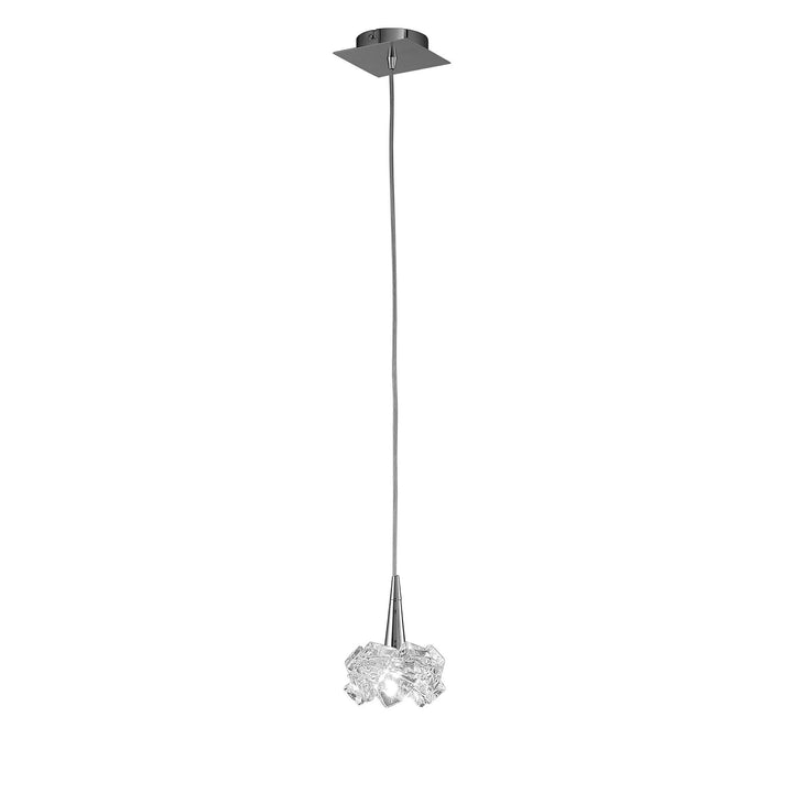 Mantra M3953 Artic Pendant 1 Light Small Polished Chrome