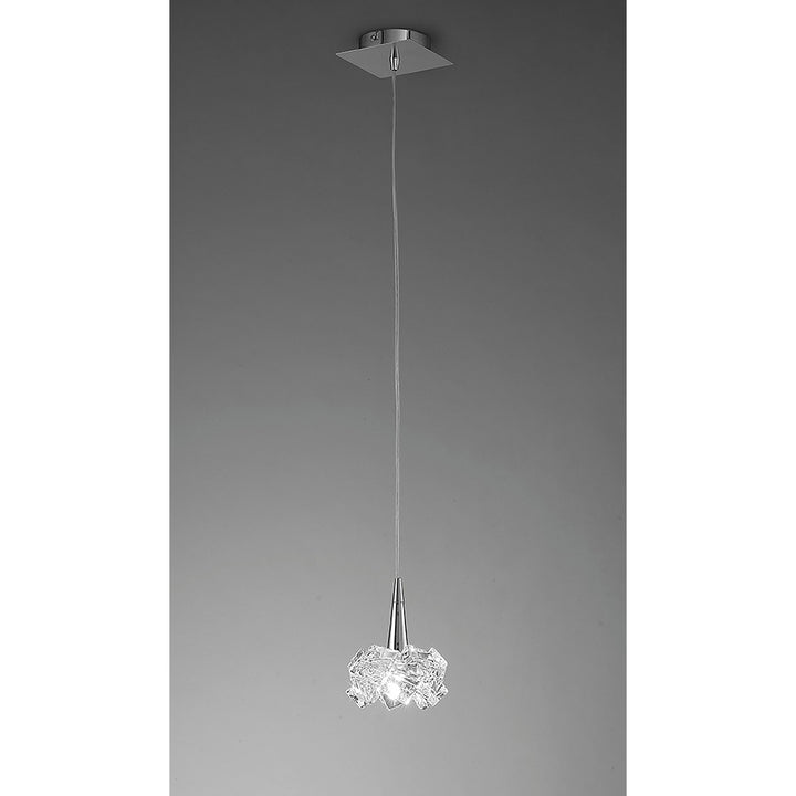 Mantra M3953 Artic Pendant 1 Light Small Polished Chrome