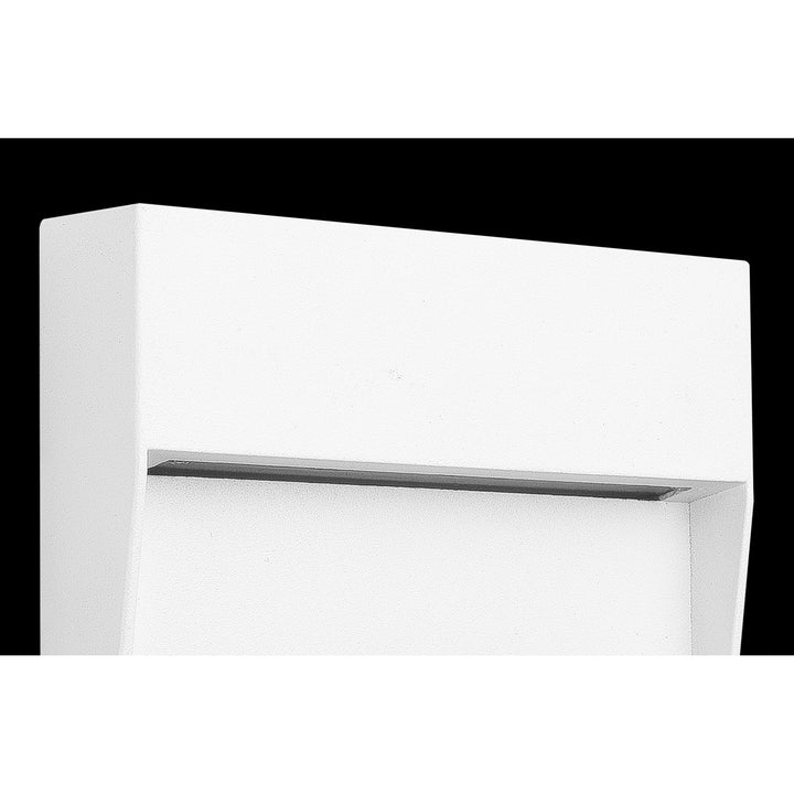 Mantra M7012 Baker Outdoor Wall Lamp Small Square 3W LED Sand White