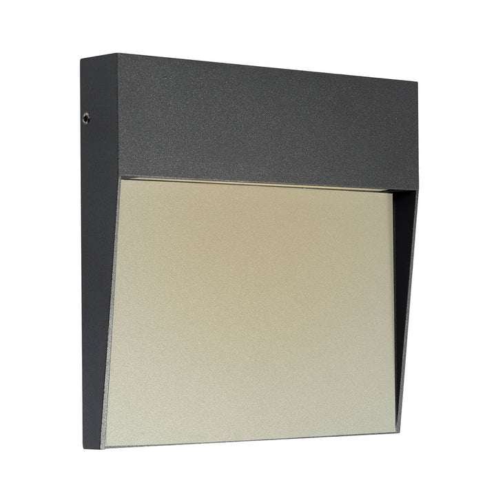 Mantra M7015 Baker Outdoor Wall Lamp Large Square 6W LED Anthracite
