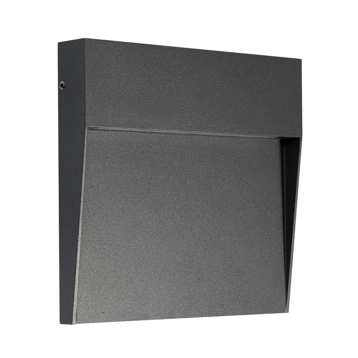 Mantra M7015 Baker Outdoor Wall Lamp Large Square 6W LED Anthracite