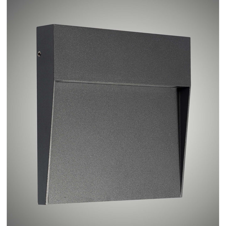 Mantra M7015 Baker Outdoor Wall Lamp Large Square 6W LED Anthracite