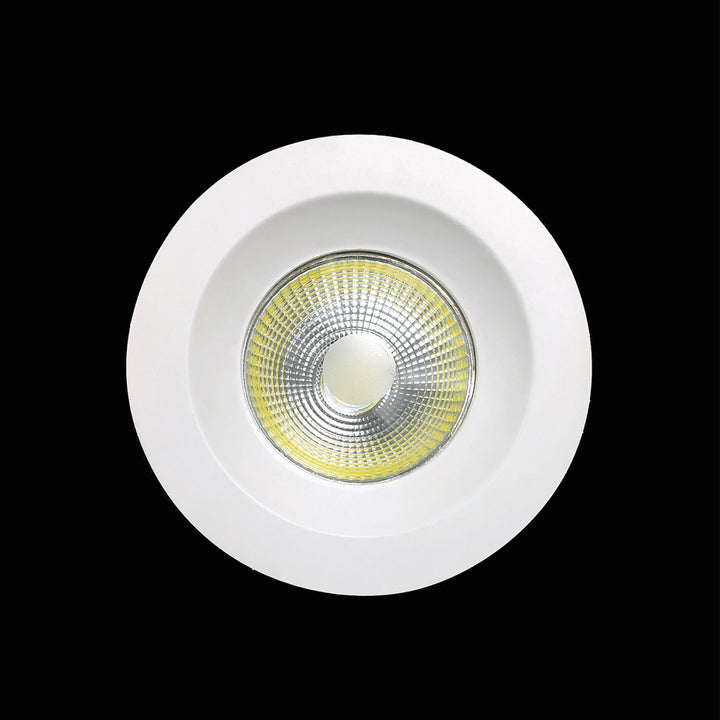 Mantra MC0046 Basico COB Downlight 9.5cm Round 5W COB LED Matt White
