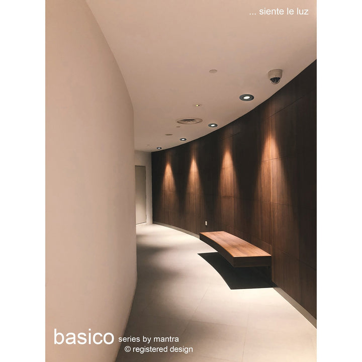 Mantra MC0046 Basico COB Downlight 9.5cm Round 5W COB LED Matt White