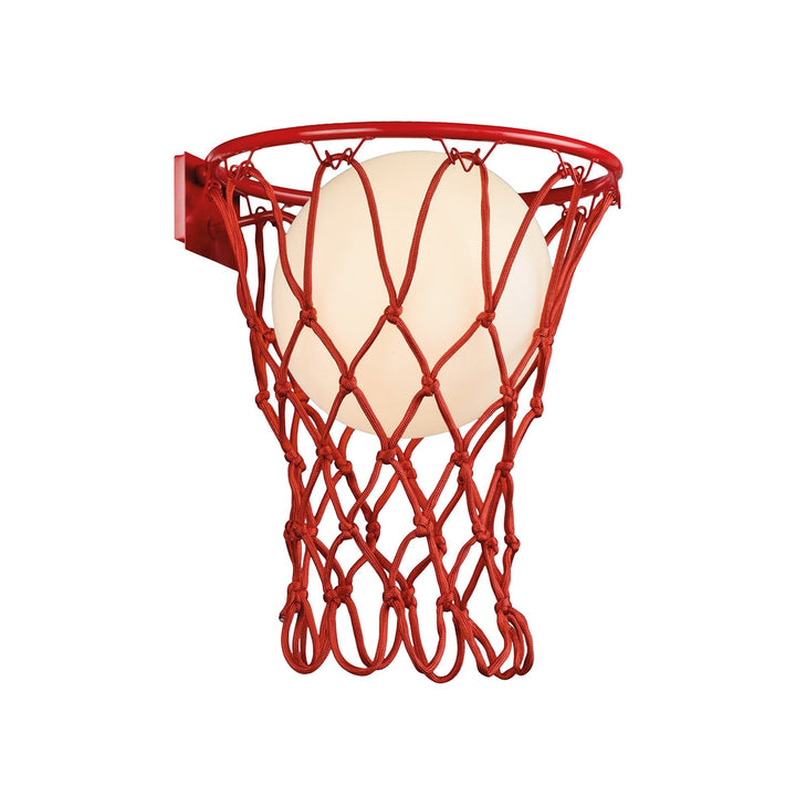 Mantra M7244 Basketball Wall Lamp 1 Light Matt Red