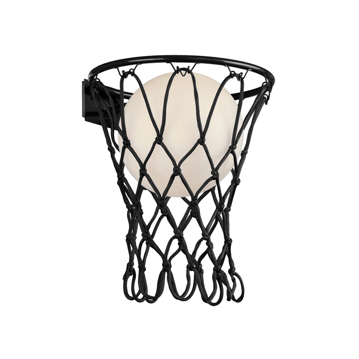 Mantra M7243 Basketball Wall Lamp 1 Light Matt Black