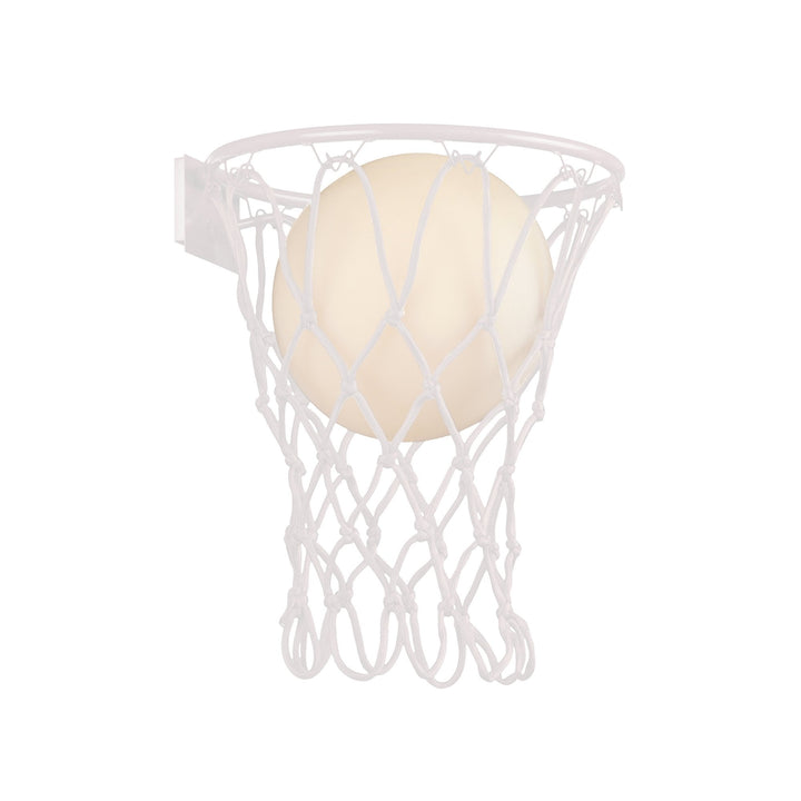 Mantra M7242 Basketball Wall Lamp 1 Light Matt White