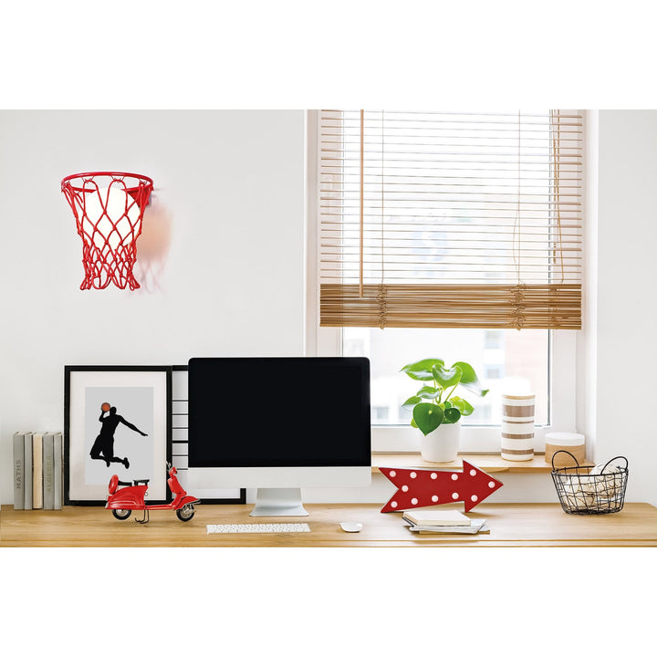 Mantra M7242 Basketball Wall Lamp 1 Light Matt White