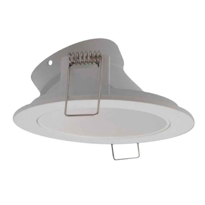 Mantra M6900 Brandon Recessed Downlight Round 1 Light Matt White