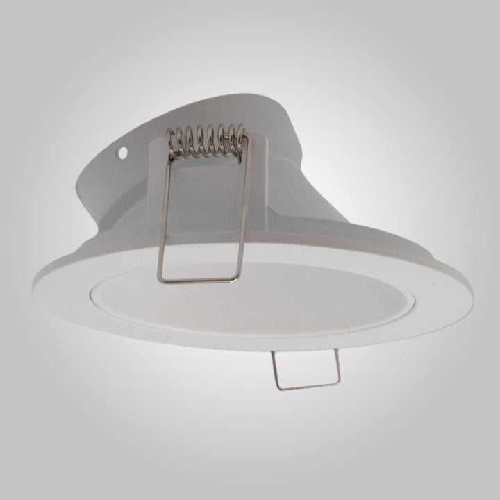 Mantra M6900 Brandon Recessed Downlight Round 1 Light Matt White