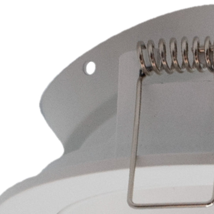 Mantra M6900 Brandon Recessed Downlight Round 1 Light Matt White