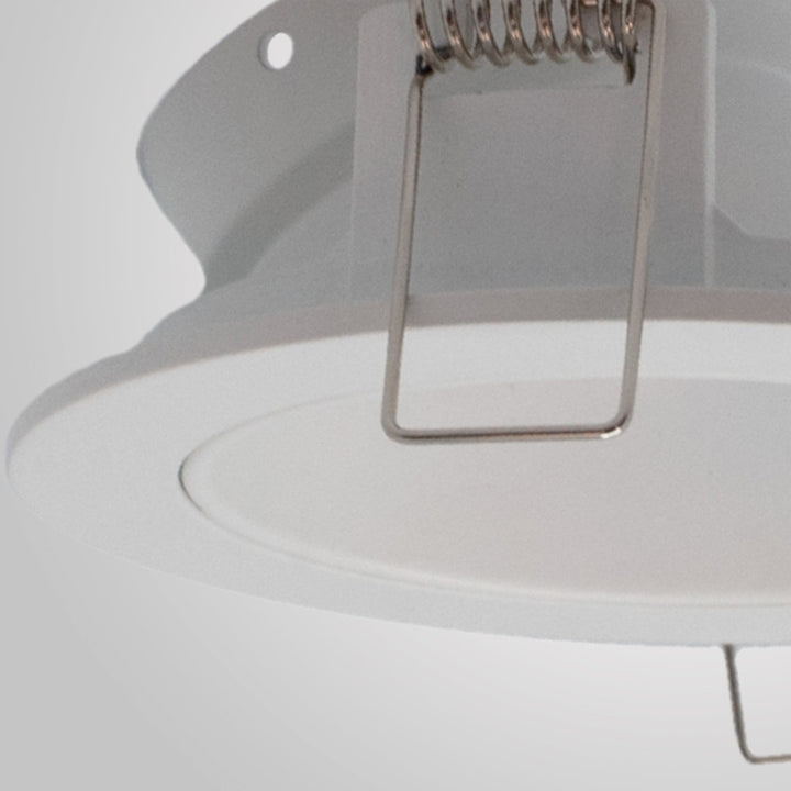 Mantra M6900 Brandon Recessed Downlight Round 1 Light Matt White