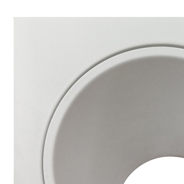 Mantra M6902 Brandon Recessed Downlight Square 1 Light Matt White