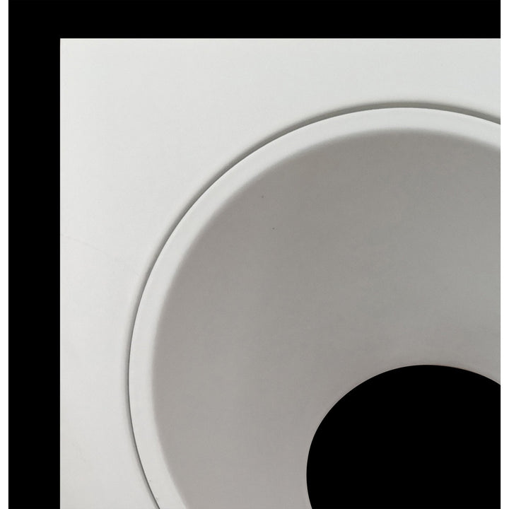 Mantra M6902 Brandon Recessed Downlight Square 1 Light Matt White