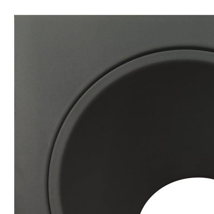 Mantra M6903 Brandon Recessed Downlight Square 1 Light Matt Black