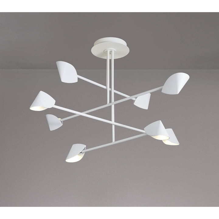 Mantra M7570 Capuccina 8 Light Fixed Pendant 61.5W LED White
