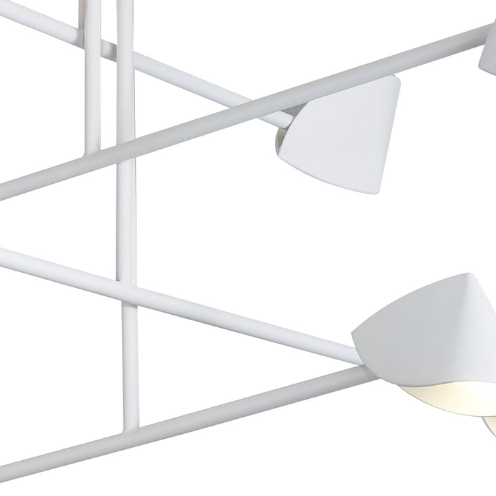 Mantra M7570 Capuccina 8 Light Fixed Pendant 61.5W LED White