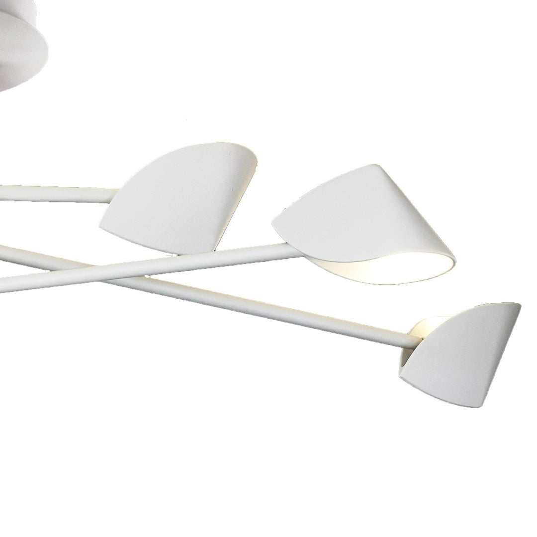 Mantra M7572 Capuccina Large 6 Light Semi Flush 45W LED White