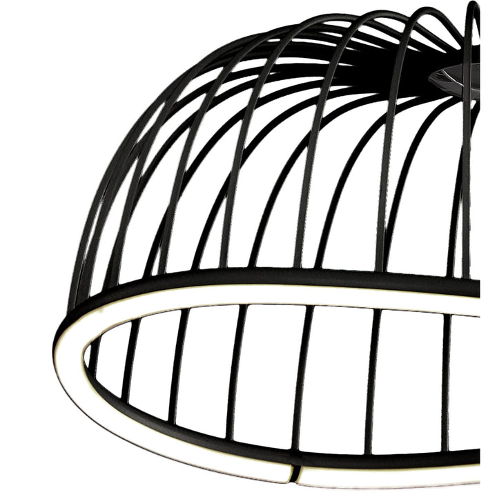 Mantra M6684 Celeste Pendant 61cm Round 30W LED Black