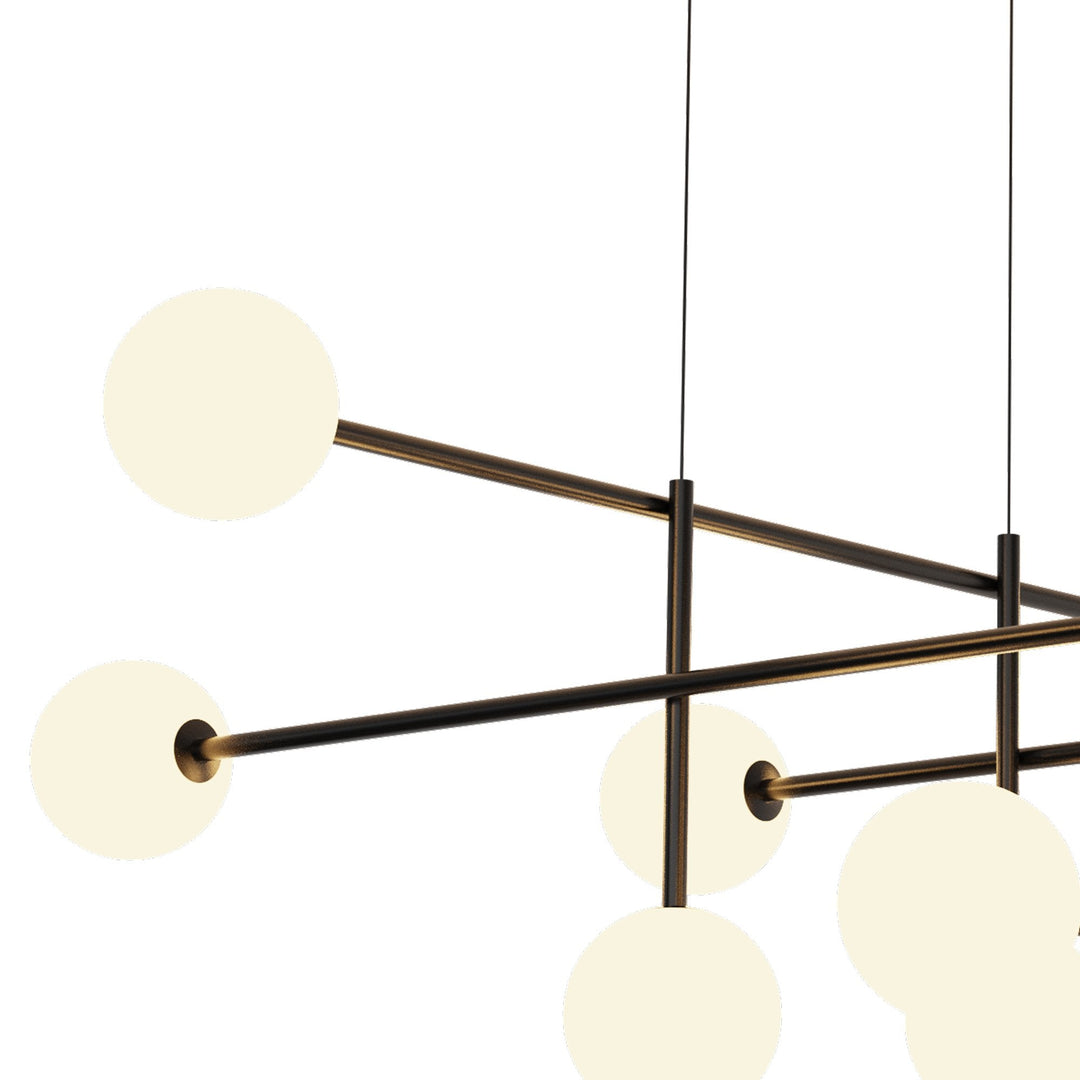Mantra M7630 Cellar Pendant 11 Light Replaceable 5W LEDs Black