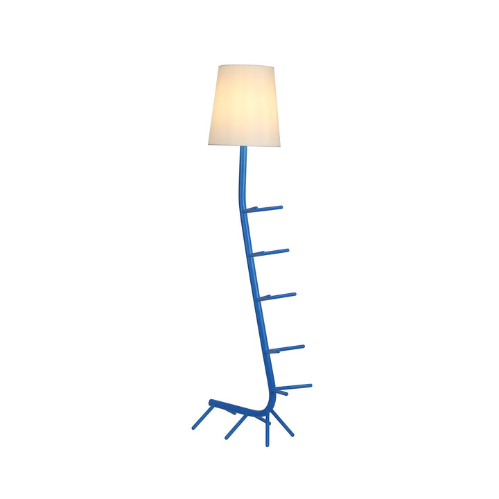 Mantra M7257 Centipede Floor Lamp Shade 1 Light Blue / White