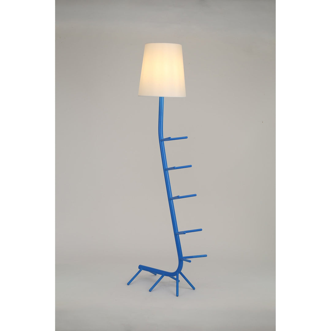 Mantra M7257 Centipede Floor Lamp Shade 1 Light Blue / White