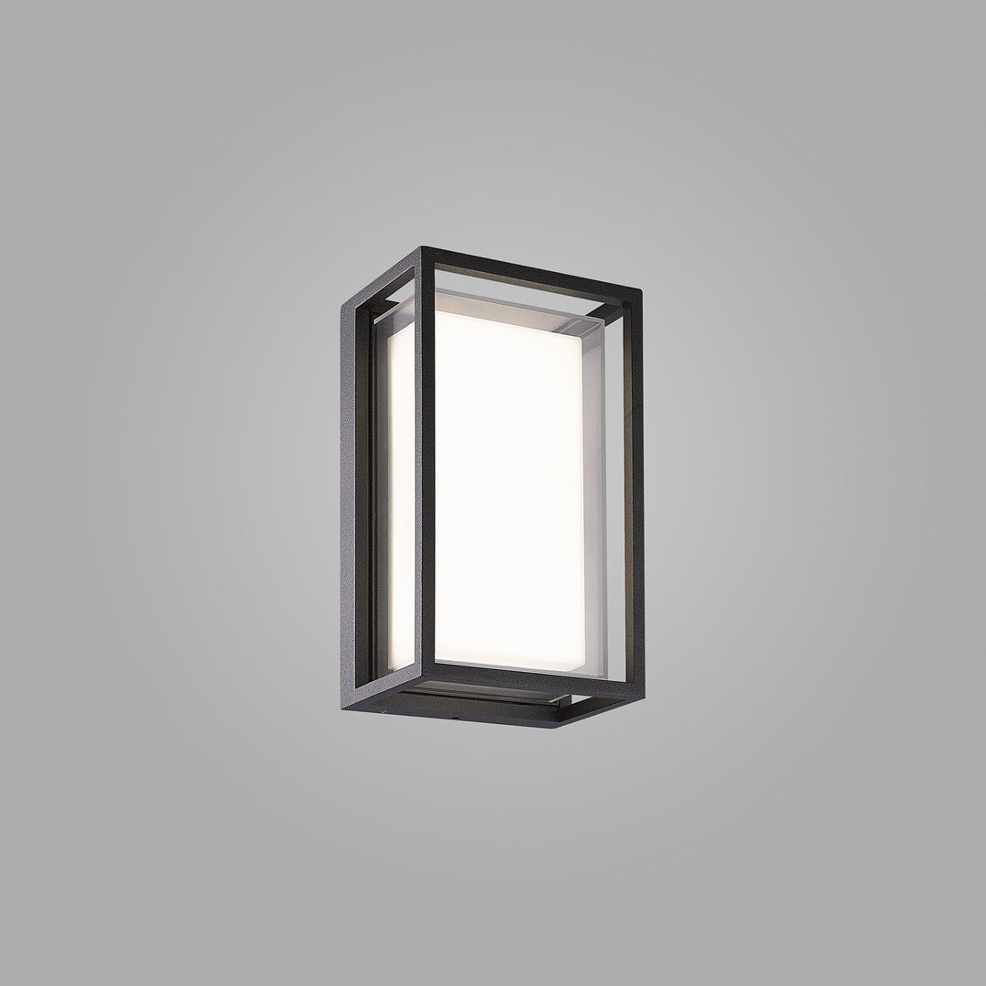 Mantra M7062 Chamonix Outdoor Rectangular Ceiling/Wall Light 9W LED Anthracite
