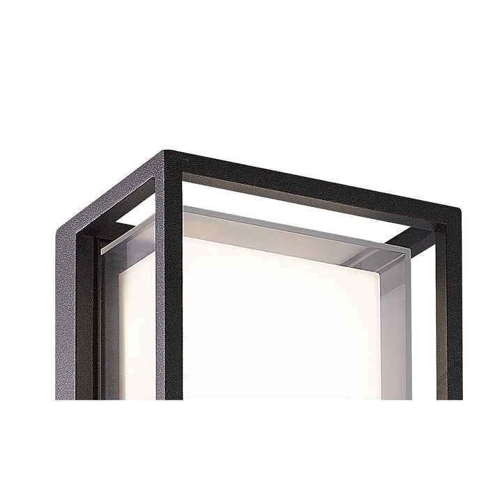 Mantra M7062 Chamonix Outdoor Rectangular Ceiling/Wall Light 9W LED Anthracite