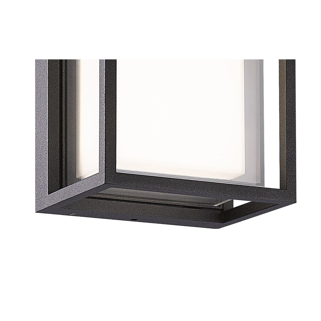Mantra M7062 Chamonix Outdoor Rectangular Ceiling/Wall Light 9W LED Anthracite