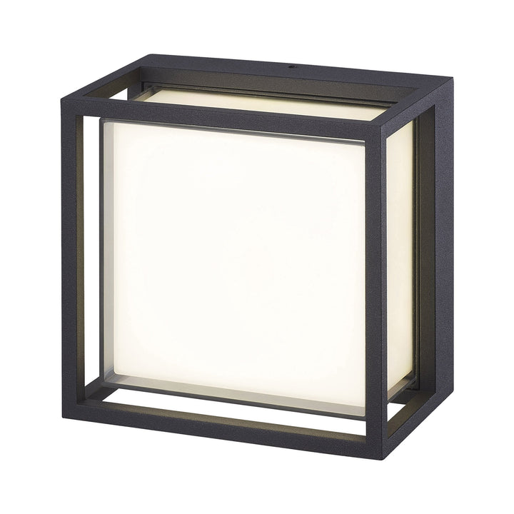 Mantra M7060 Chamonix Outdoor Square Ceiling/Wall Light 9W LED Anthracite