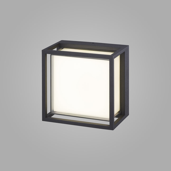 Mantra M7060 Chamonix Outdoor Square Ceiling/Wall Light 9W LED Anthracite