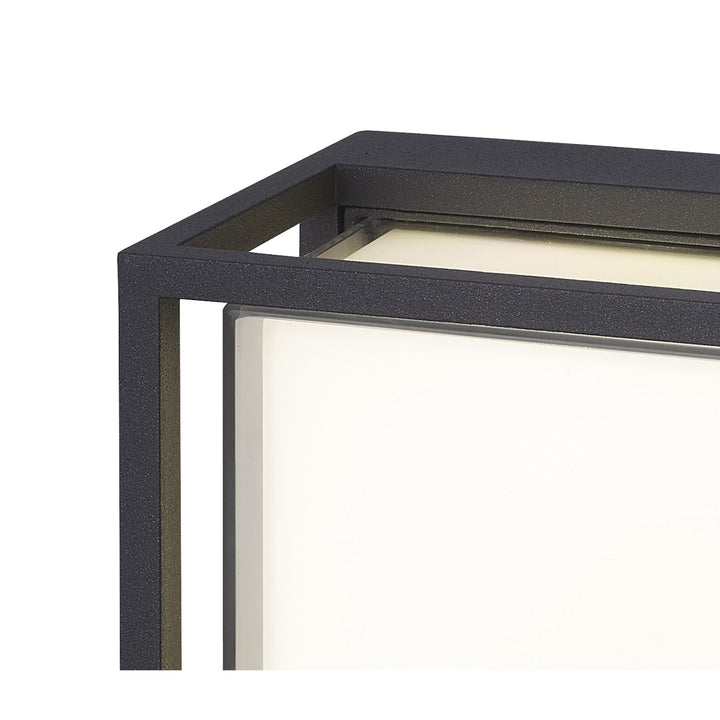 Mantra M7060 Chamonix Outdoor Square Ceiling/Wall Light 9W LED Anthracite