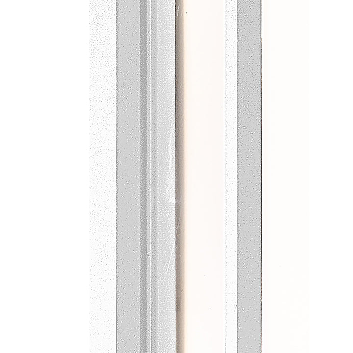 Mantra M7063 Chamonix Outdoor Rectangular Ceiling/Wall Light 9W LED White