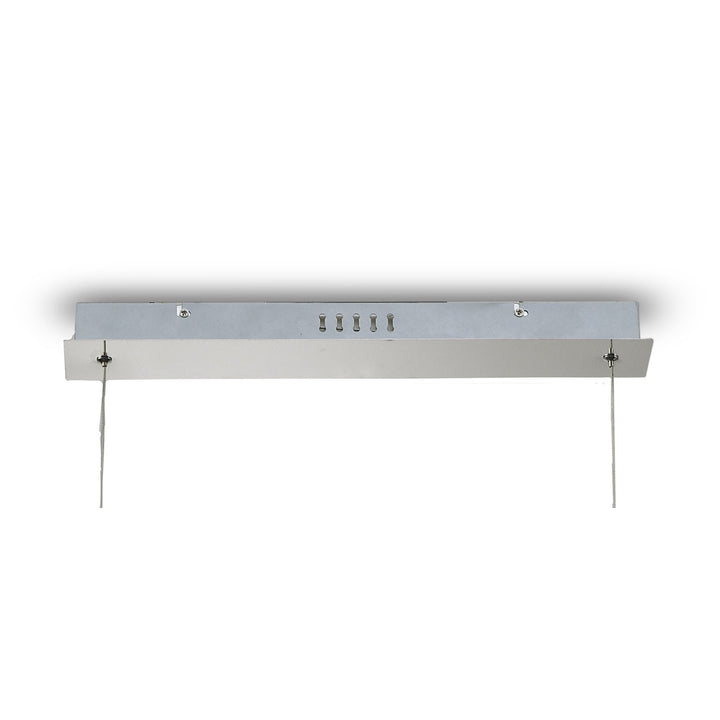 Mantra M6250 Cinna Linear Pendant 33W LED Polished Chrome / Crystal Chain