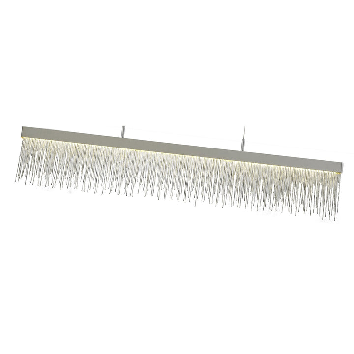 Mantra M6250 Cinna Linear Pendant 33W LED Polished Chrome / Crystal Chain