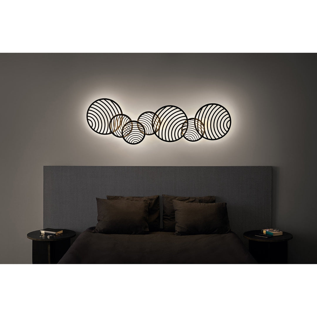 Mantra M7231 Collage 4 Ring Ceiling 60W LED Gold
