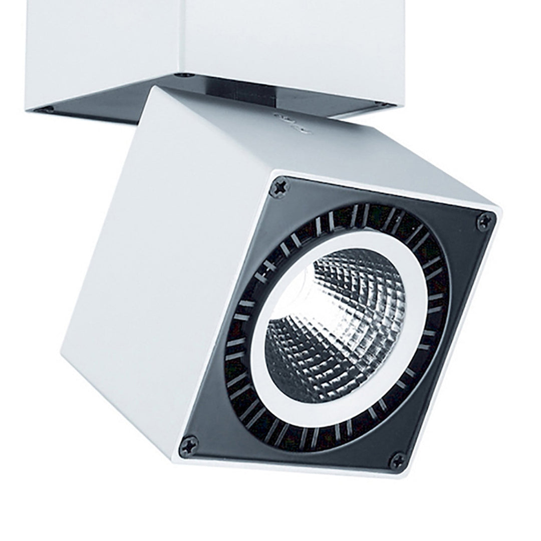 Mantra MC0087 Columbretes Spotlight 7.6cm Square 12W LED Matt White