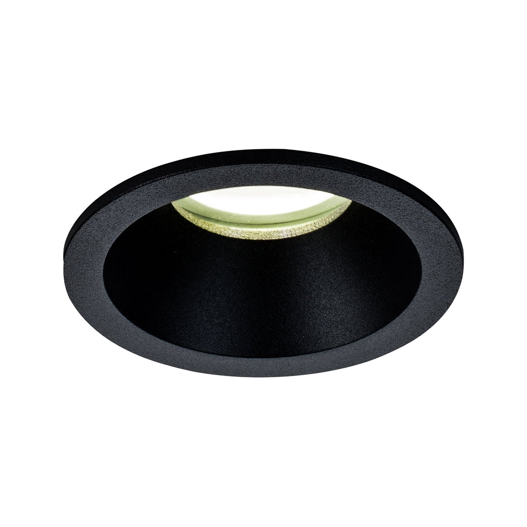 Mantra M6811 Comfort Bathroom GU10 Downlight Round 1 Light Matt Black