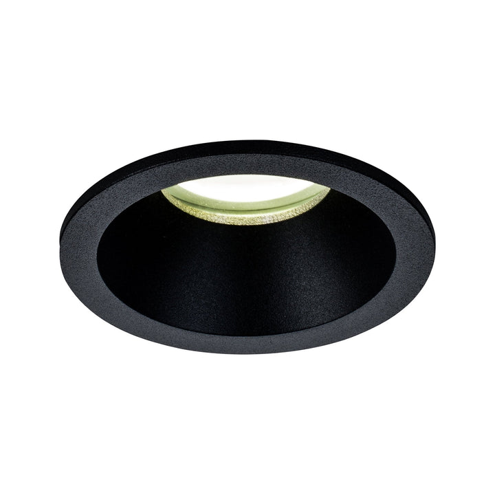 Mantra M6811 Comfort Bathroom GU10 Downlight Round 1 Light Matt Black